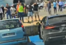 صورة قنطرة ميناء مارسيليا تسقط وعليها سيارات مغاربة العالم