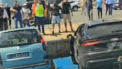 صورة قنطرة ميناء مارسيليا تسقط وعليها سيارات مغاربة العالم
