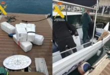 صورة سبتة : الحرس المدني يوقف زورقاً محمّلاً بالحشيش … وضربة جديدة لشبكات التهريب عبر المضيق