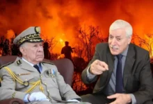 صورة لهيب القبائل المحتلة يحاصر النظام الجزائري القذر … فرحات مهني يتحدث عن “إبادة بيئية” ويطالب العالم بكشف ما يجري خلف ستار الحرائق