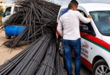 صورة حجز عشرات الأطنان من الحديد سرق من ملعب الحسن الثاني ببنسليمان الذي سيحتضن نهائي كأس العالم 2030