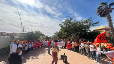 صورة تصعيد صحي ببوجدور احتجاجاً على سوء التدبير وتدهور الخدمات الصحية