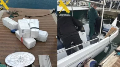 صورة سبتة : الحرس المدني يوقف زورقاً محمّلاً بالحشيش … وضربة جديدة لشبكات التهريب عبر المضيق