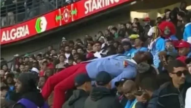 صورة هدف قاتل يُسقط منتخب الكونغو … وانهيار صادم لأشهر مشجع يهز مدرجات كأس إفريقيا بالرباط