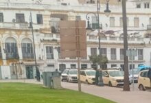 صورة فوضى النقل أمام محطة القطار القديمة بطنجة تثير غضب المرتفقين