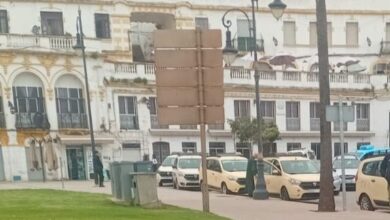 صورة فوضى النقل أمام محطة القطار القديمة بطنجة تثير غضب المرتفقين