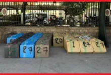 صورة فاس : سقوط – شحنة الموت-  الأمن يفكك عملية ضخمة لتهريب 4 أطنان من الشيرا داخل شاحنة حديدية بالقنيطرة