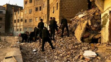صورة بلاغ السيد الوكيل العام للملك لدى محكمة الإستئناف بفاس إثر انهيار عمارة من عدة طوابق بحي عين النقبي