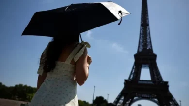 صورة عواصف قوية تنهي موجة حر قياسية في غرب أوروبا