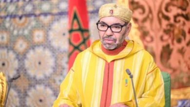 صورة الملك محمد السادس يوجه خطاب عيد العرش مساء الأربعاء