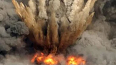 صورة دوي انفجار قوي يهز الفنيدق بعد تفجير قذيفة بسبتة