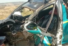صورة طنجة : مصرع شخصين وإصابة آخرين في حادثة سير خطيرة بسبب فوضى  بعض الطاكسيات