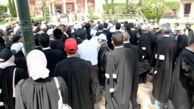 صورة محامو المغرب يمددون الإضراب احتجاجا على قانون المهنة