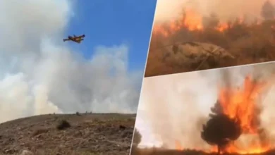 صورة تطوان .. حريق غابوي خطير يستنفر 200 عنصر وطائرات (كنادير) تدخل على الخط